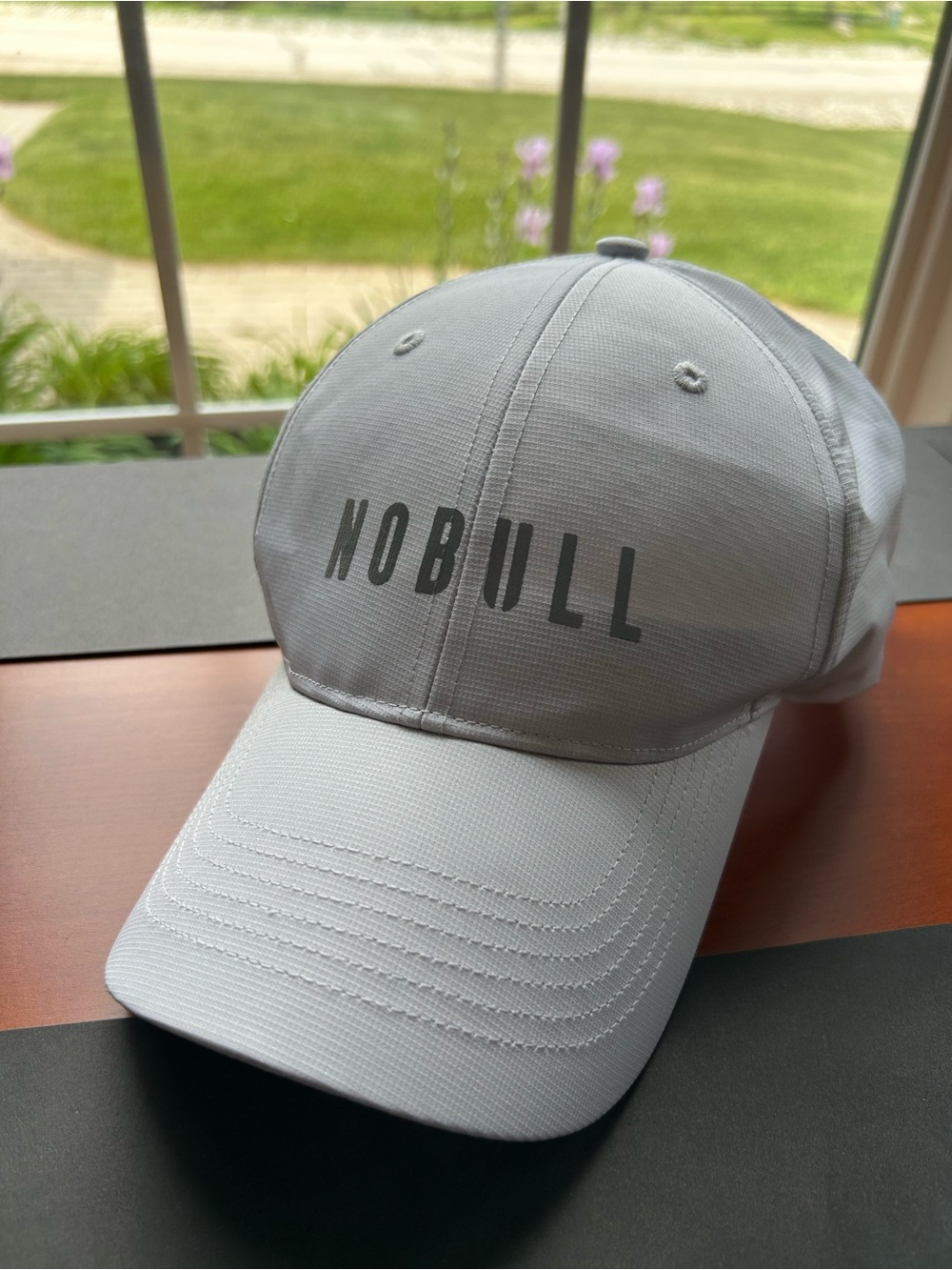 NOBULL Light Gray Performance Cap with Black Logo -Adjustable